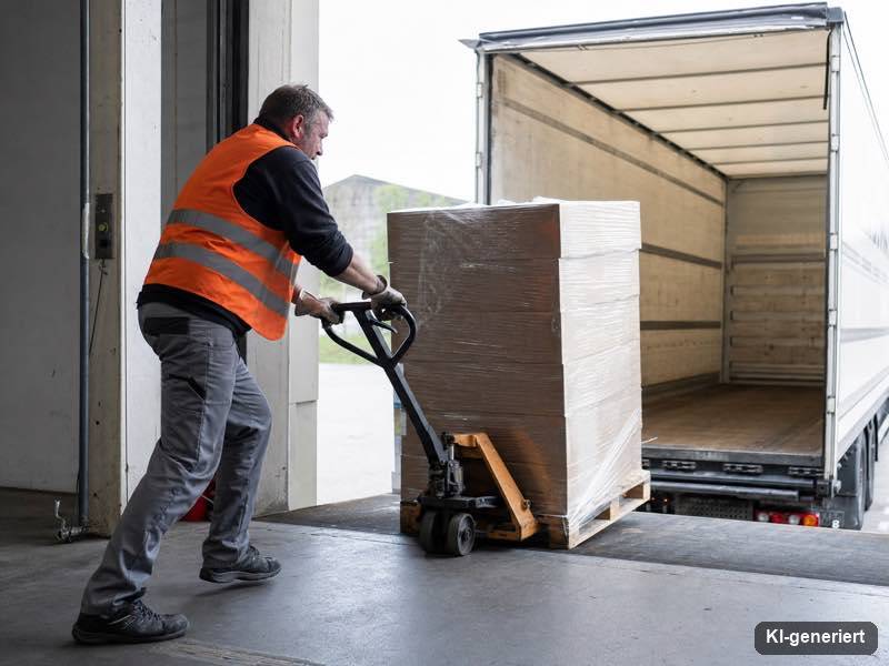 Beispiel: Arbeitsplatz an der Laderampe